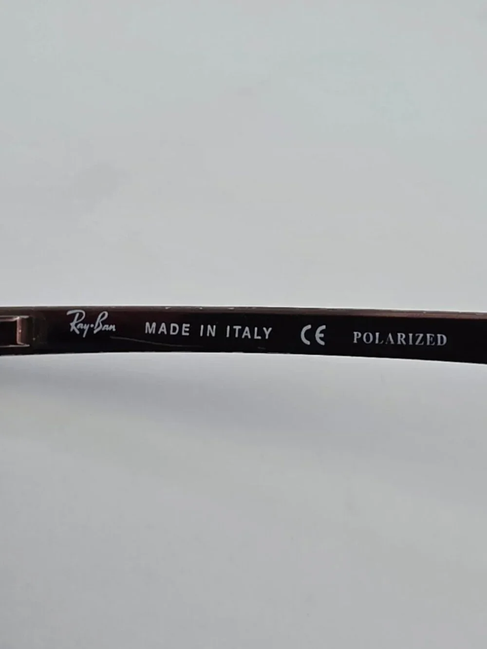 Ray-Ban RB3217 014/83 Brown Frame Polarized Brown Lens Sunglasses Italy 58mm
